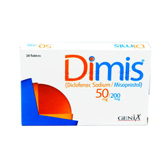 Dimis Tablets 50Mg/200mg (1 Strip = 10 Tablets)