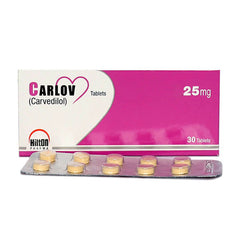 Carlov Tablets 25Mg (1 Box = 1 Strip)(1 Strip = 10 Tablets)