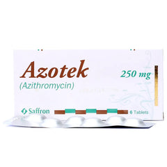 Azotek Tablets 250Mg (1 Box = 6 Tablets)
