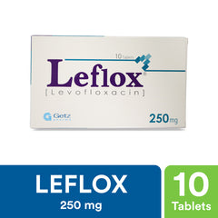 Leflox Tablets 250Mg (1 Strip= 10 Tablets)