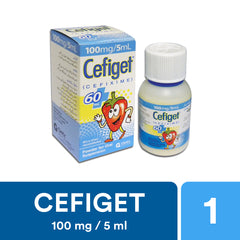 Cefiget 60Ml Suspension 100Mg/5Ml