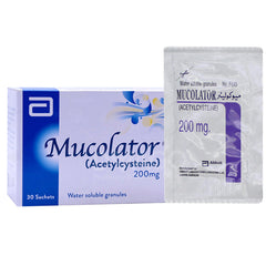 Mucolator Granules Sachets 200Mg (1 Sachet)