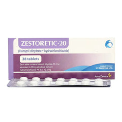 Zestoretic-20 Tablets (1 Strip = 14 Tablets)