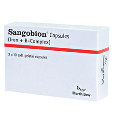 Sangobion Capsules (1 Strip = 10 Capsules)