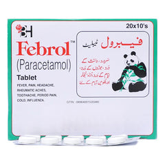 Febrol Tablets 500Mg (1 Strip = 10 Tablets)