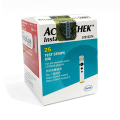 Accu-Chek Instant Blood Glucose Strips (1Box = 25 Strips)