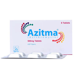Azitma Tablets 500Mg (1 Box = 6 Tablets)