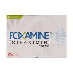 Foxamine Tablets 550Mg (1 Box = 1 Strip)(1 Strip = 10 Tablets)