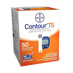 Contour Ts Blood Glucose Test Strips (Box = 50 Test Strips)