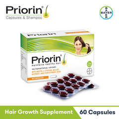 Priorin Capsules - Hair Growth Supplements (1 Strip = 15 Capsules)
