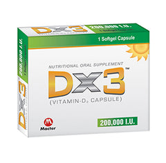 Dx3 Capsules 200,000Iu (1 Box = 1 Capsule)