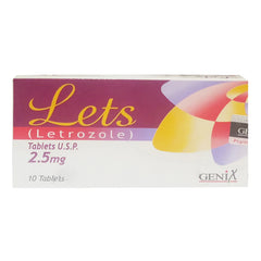 Lets Tablets 2.5Mg (1 Box = 10 Tablets)