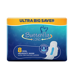 Butterfly Long Ultra Big Saver Sanitary Pads Xxl 8Pcs