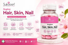 NUGLOW (For Hair, Skin and Nails) (1 Bottle = 30 Tablets )