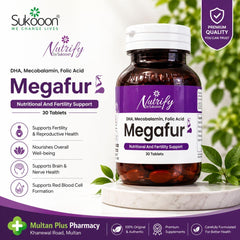 MEGAFUR | Nutritional & Fertility Support (1 bottle = 30 tablets )