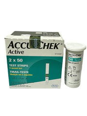 Accu-Chek Active Blood Glucose Strips (1Box =2x50 Strips) 1x50