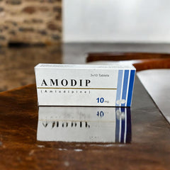 Amodip 10mg Tablets (1 Strip = 10 Tablets)