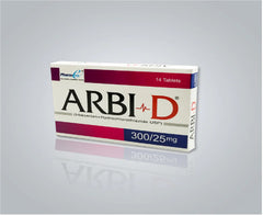 Arbi-D Tablets 300Mg/25Mg (1 Strip = 7 Tablets)
