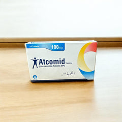 Atcomid Tablets 100Mg (1 Strip = 14 Tablets)