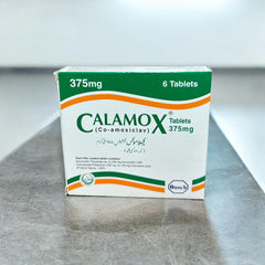 Calamox Tablets 375Mg (1 Box = 6 Tablets)