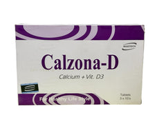 Calzona-D Tablets ( 1 Strip= 10 Tablets)