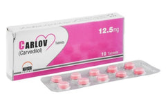 Carlov Tablets 12.5Mg (1 Box = 1 Strip)(1 Strip = 10 Tablets)