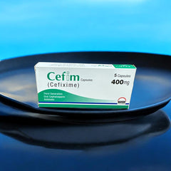 Cefim Capsules 400Mg (1 Box = 5 Capsules)