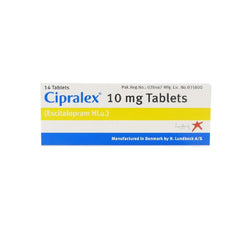 Cipralex Tablets 10Mg (1 Box = 14 Tablets)