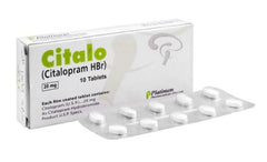 Citalo Tablets 20Mg (1 Box = 1 Strip)(1 Strip = 10 Tablets)