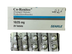 Co-Renitec Tablets 10/25Mg (1 Strip = 10 Tablets)