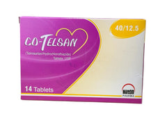 Co-Telsan Tablets 40/12.5Mg (1 Strip = 7 Tablets)