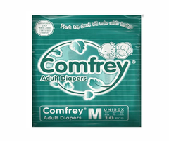 Comfrey original Adult Diapers Size-M 10Pc