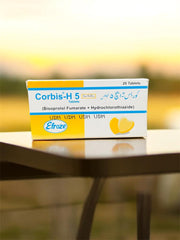 Corbis-H 5 mg / 6.25 mg tablet ( 1 Strip = 10 Tablets )