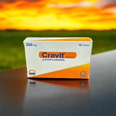 Cravit Tablets 250Mg (1 Box = 10 Tablets)