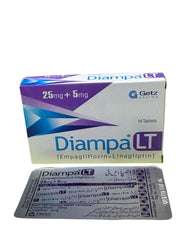 Diampa LT Tablets 25/5Mg (1 Strip = 7 Tablets)