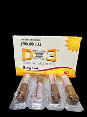Dx3 Oral/Im 200,000Iu Injection 5Mg/Ml (1 Box = 5 Injection)