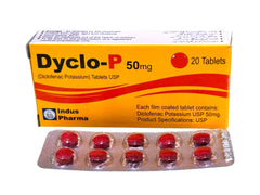 Dyclo-P Tablets 50Mg (1 Strip = 10 Tablets)