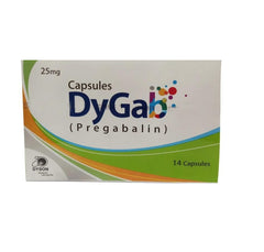 Dygab Capsules 25Mg (1 Strip = 7 Capsules)