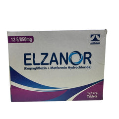 Elzanor Tablets 12.5Mg/850Mg (1 Box = 14 Tablets)