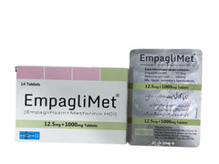 Empagli-Met Tablets 12.5+1000Mg (1 Strip = 7 Tablets)