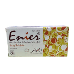Enier Tablets 8Mg (1 Strip = 10 Tablets)