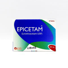Epicetam Tablets 500Mg (1 Box = 10 Tablets)