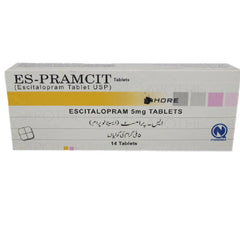 Es-Pramcit Tablets 5Mg (1 Box= 14 Tablets)
