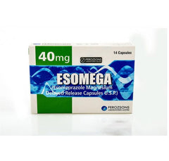 Esomega Capsules 40Mg (1 Strip = 7 Capsules)