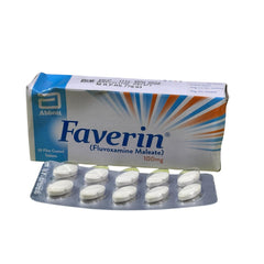 Faverin Tablets 100Mg (1 Box = 10 Tablets)