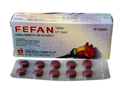 Fefan tablets ( 1 Strip = 10 Tablets )