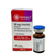 Ferinject Iv Injection 500Mg/10Ml (1 Box = 1 Injection)