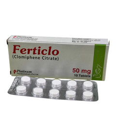 Ferticole Tablets 50Mg (1 Strip = 10 Tablets) (1 Box = 1 Strip)