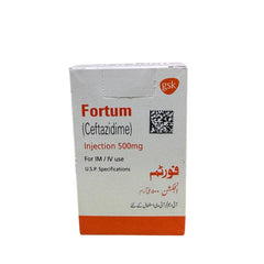 Fortum Im/Iv Injection 500Mg (1 Box = 1 Injection)