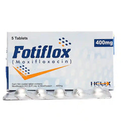 Fotiflox Tablets 400mg ( 1 Box = 5 Tablets )